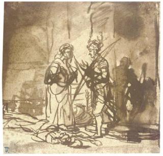 Gerbrand Van den Eeckhout - Jael And Barak With The Corpse of Sisera (Judges 4:12-24)