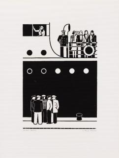 Gerd Arntz - Am Kai