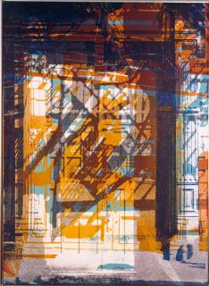 Gerd Winner - Ohne Titel (blau dominierend)