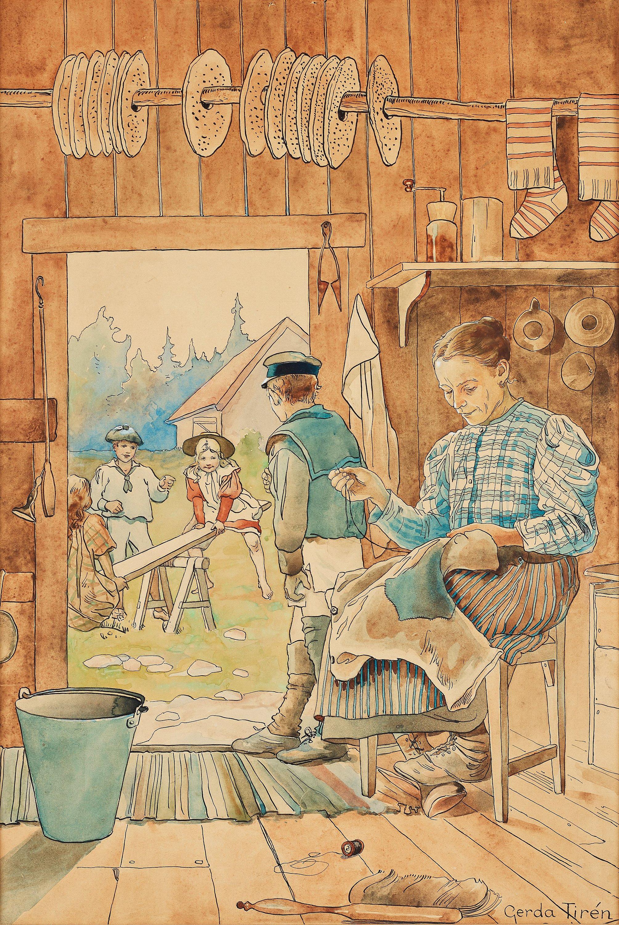 Gerda Tirén - Family life