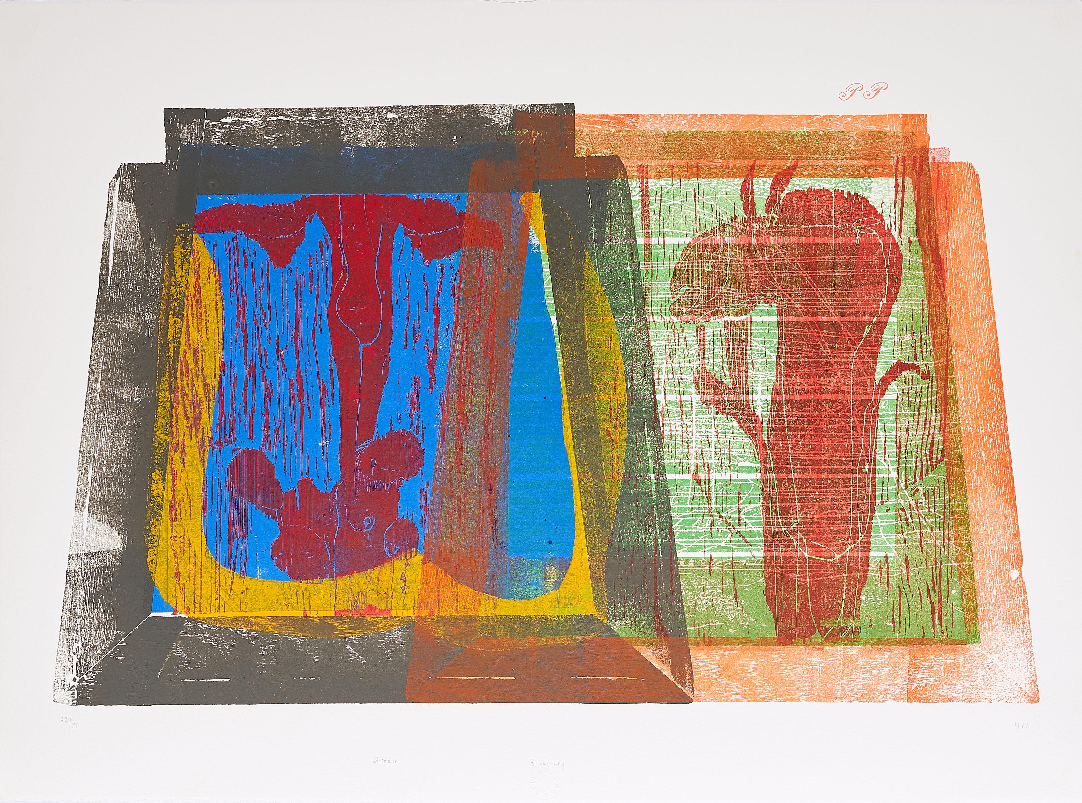 Gerhard Altenbourg - Ariadne (Aus: Hommage à Picasso).