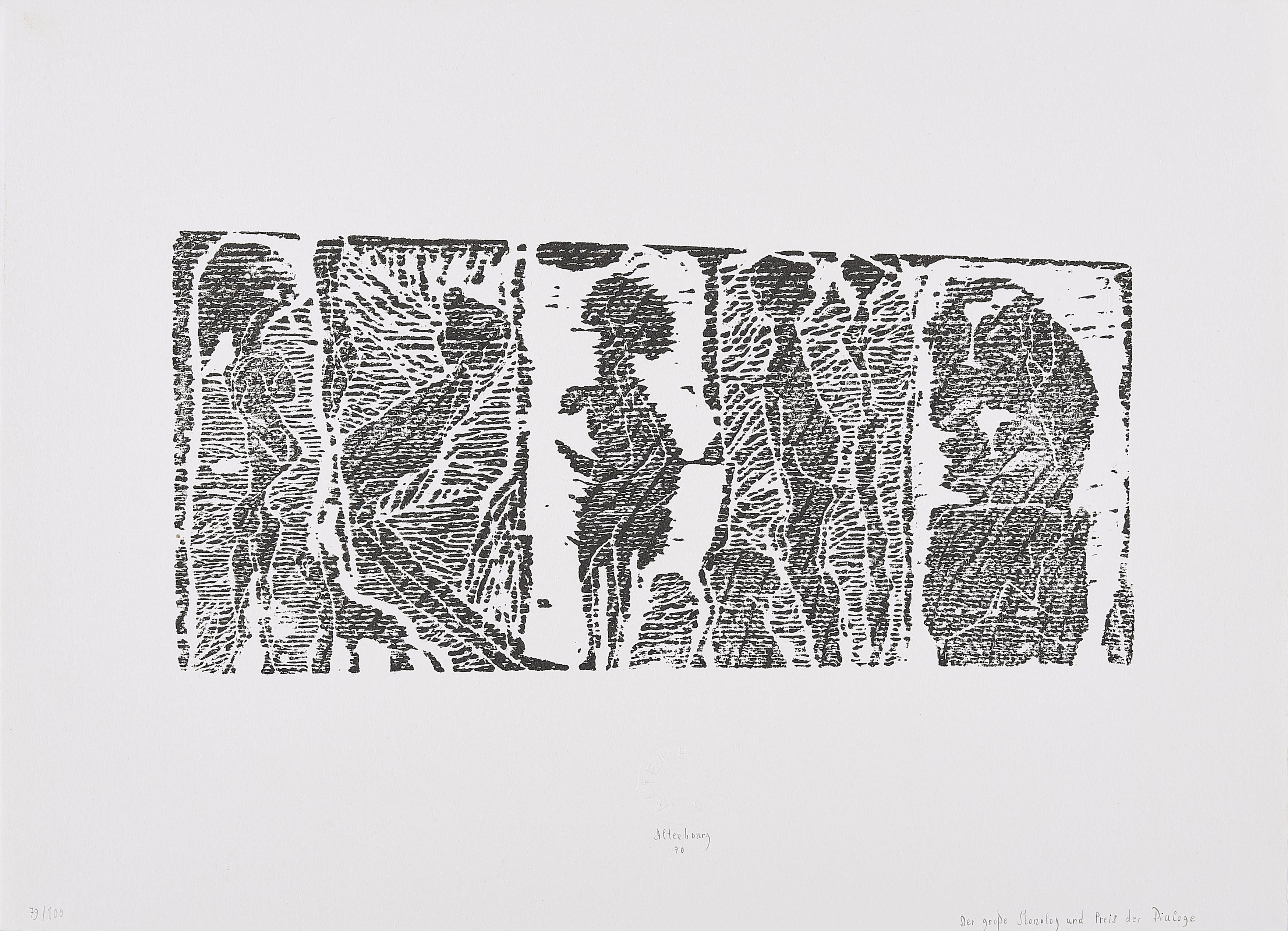 Gerhard Altenbourg - Der große Monolog und Preis der Dialoge.