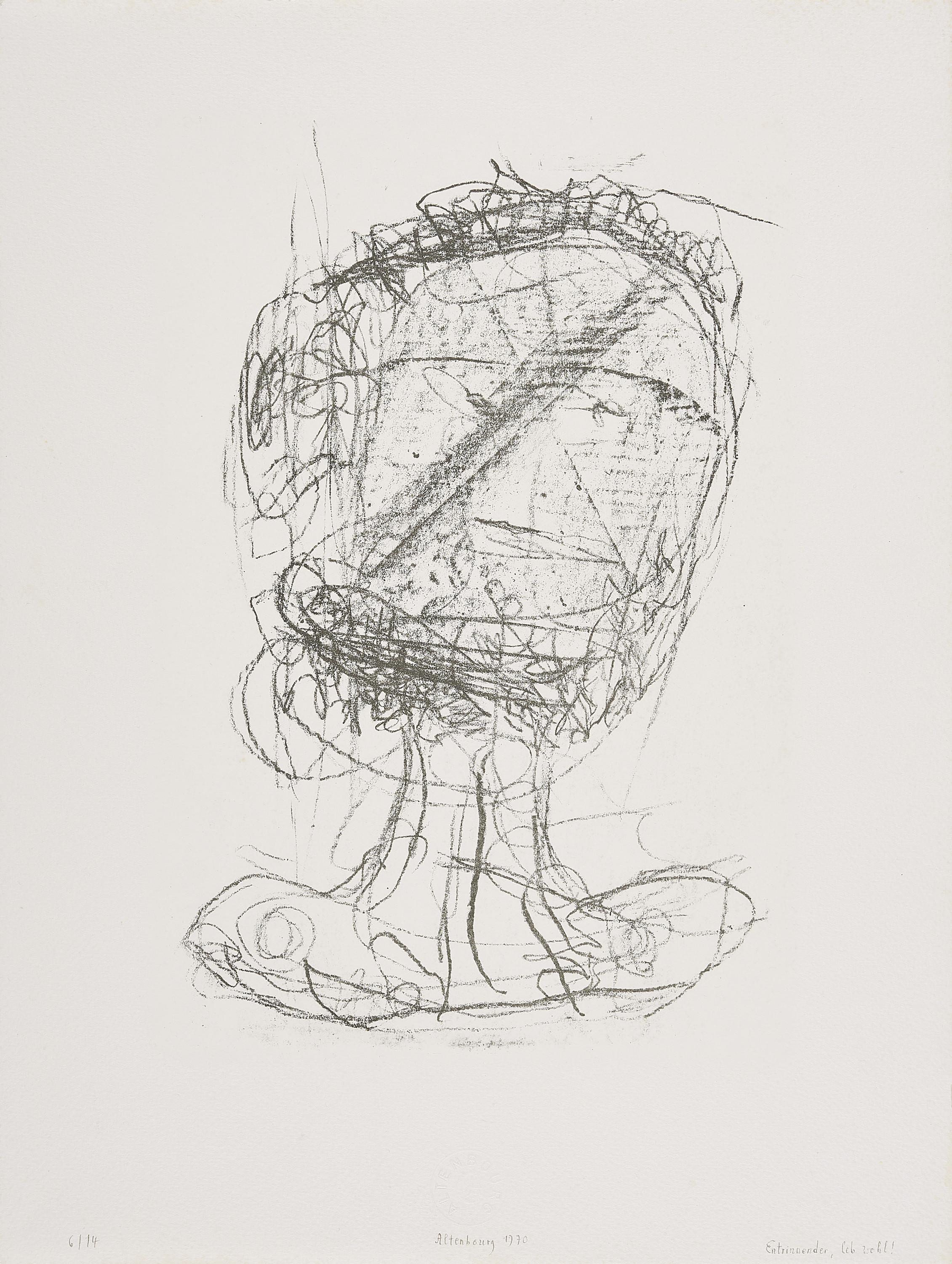 Gerhard Altenbourg - Entrinnender, leb wohl!.