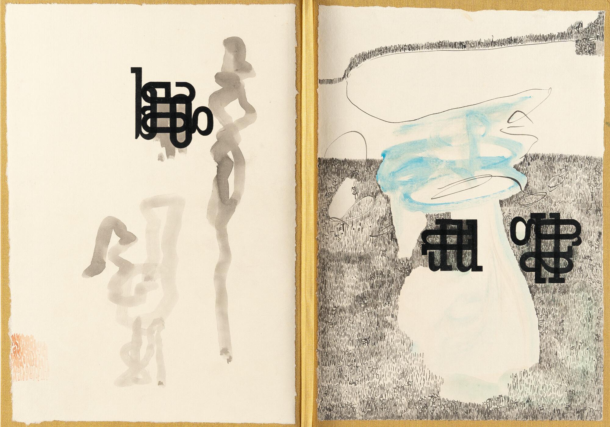 Gerhard Altenbourg - Künstlerbuch: „Zehn Reproduktionen und zwei Original-Zeichnungen“