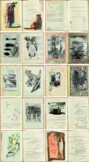 Gerhard Altenbourg - Zehn Reproduktionen und zwei Original-Zeichnungen.