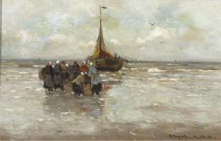 Gerhard Arij Ludwig Morgenstjerne Munthe - Collecting the catch