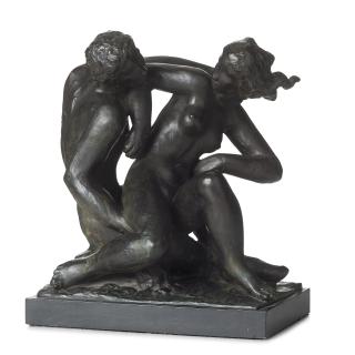 Gerhard Henning - Faun and girl