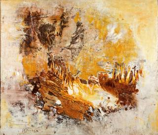 Gerhard Hoehme - „Die Geburt des Gelb“.