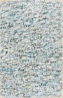 Gerhard Hoehme - Ohne Titel (Gitterstruktur).