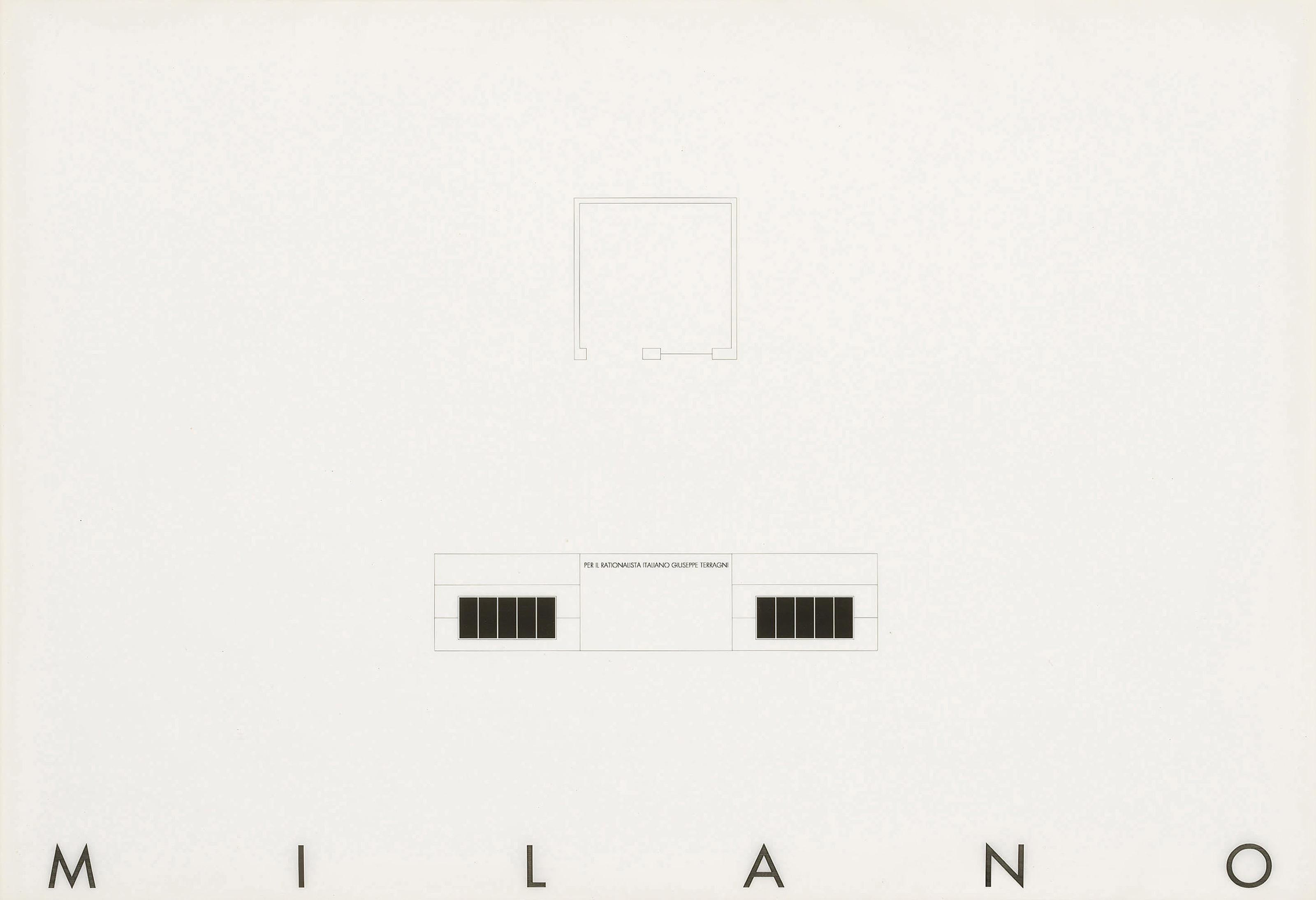 Gerhard Merz - Progetto mostra Milano (Project Exhibition Milan)