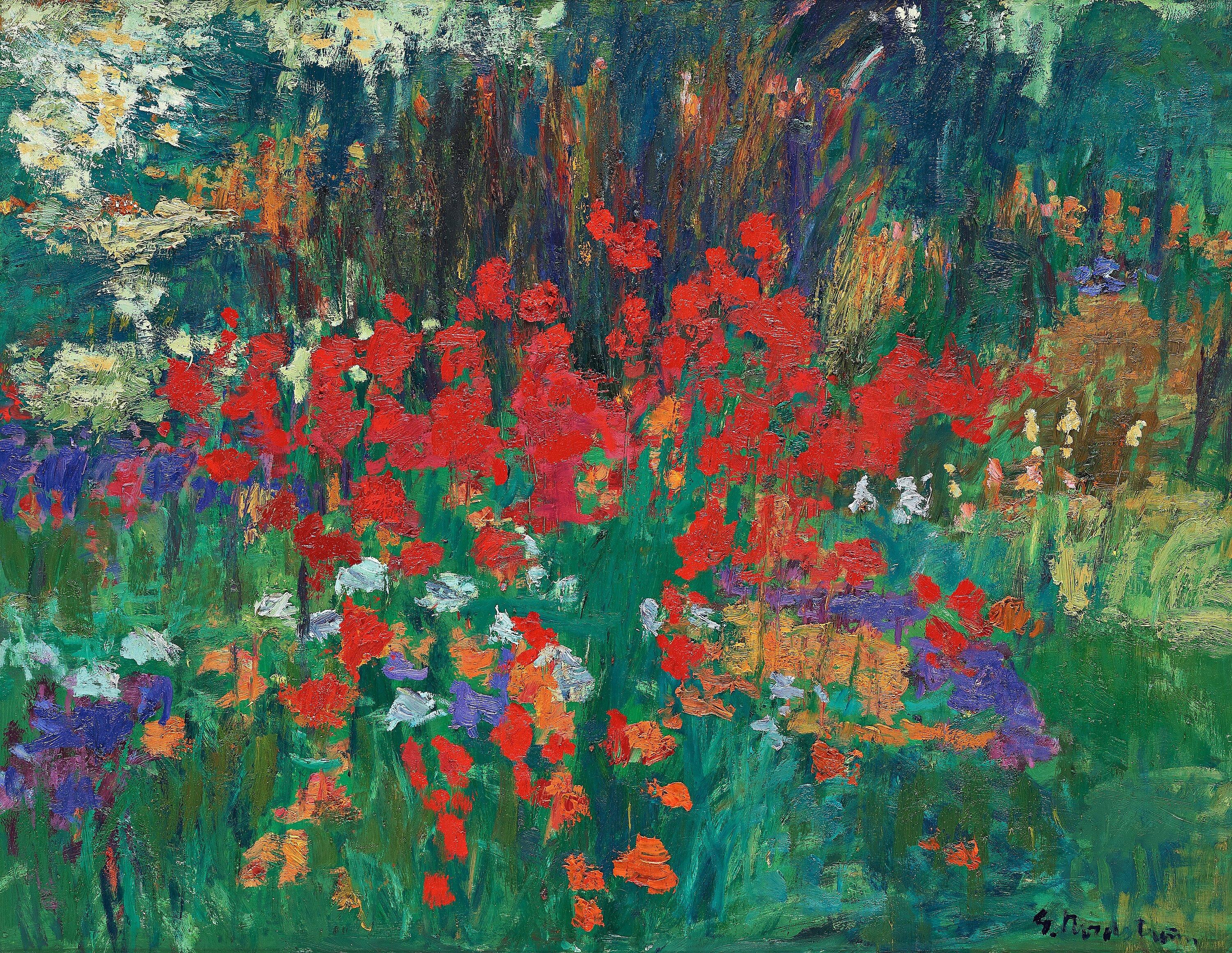 Gerhard Nordström - Flowerbed