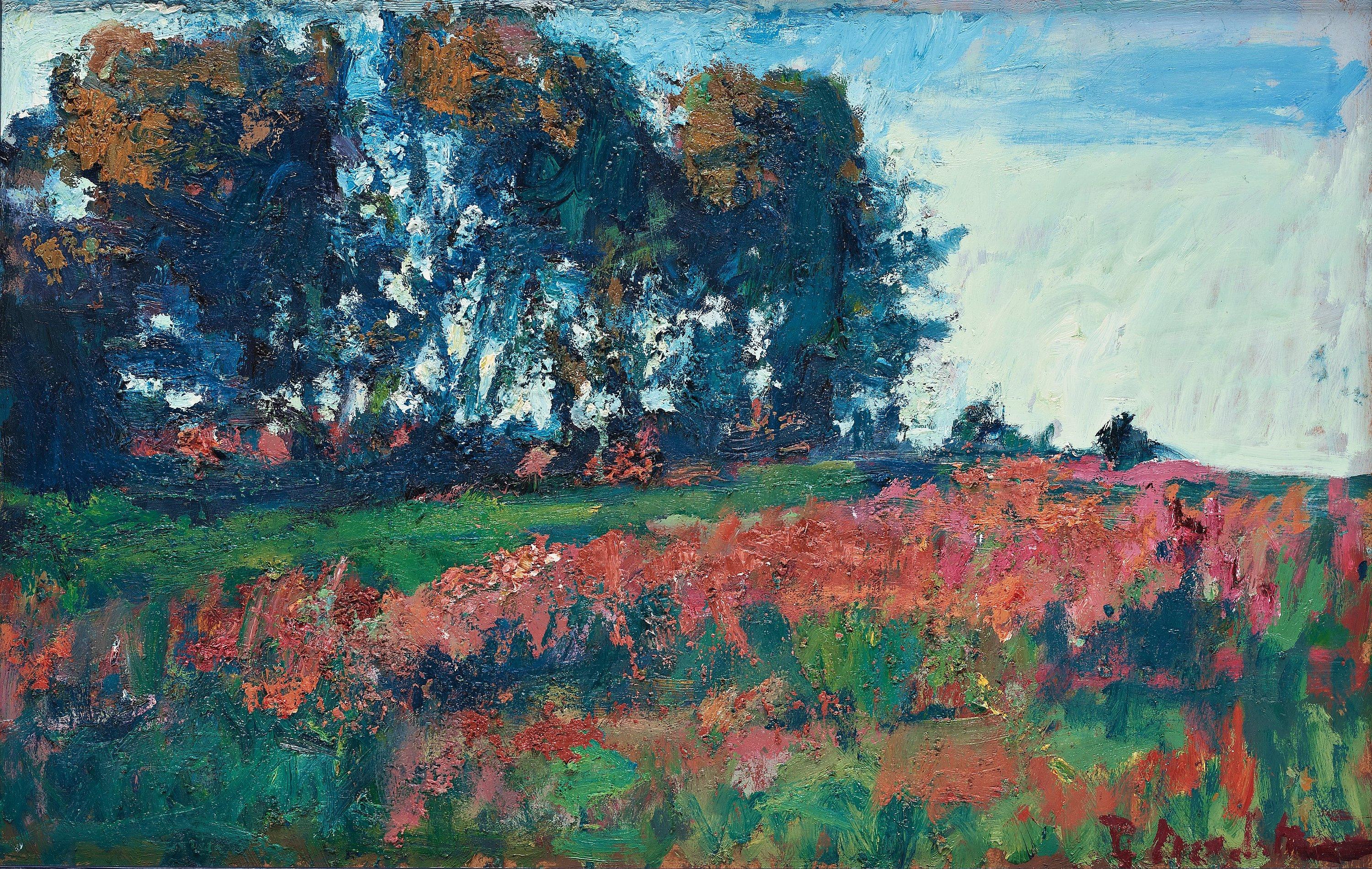 Gerhard Nordström - Flowering poppys