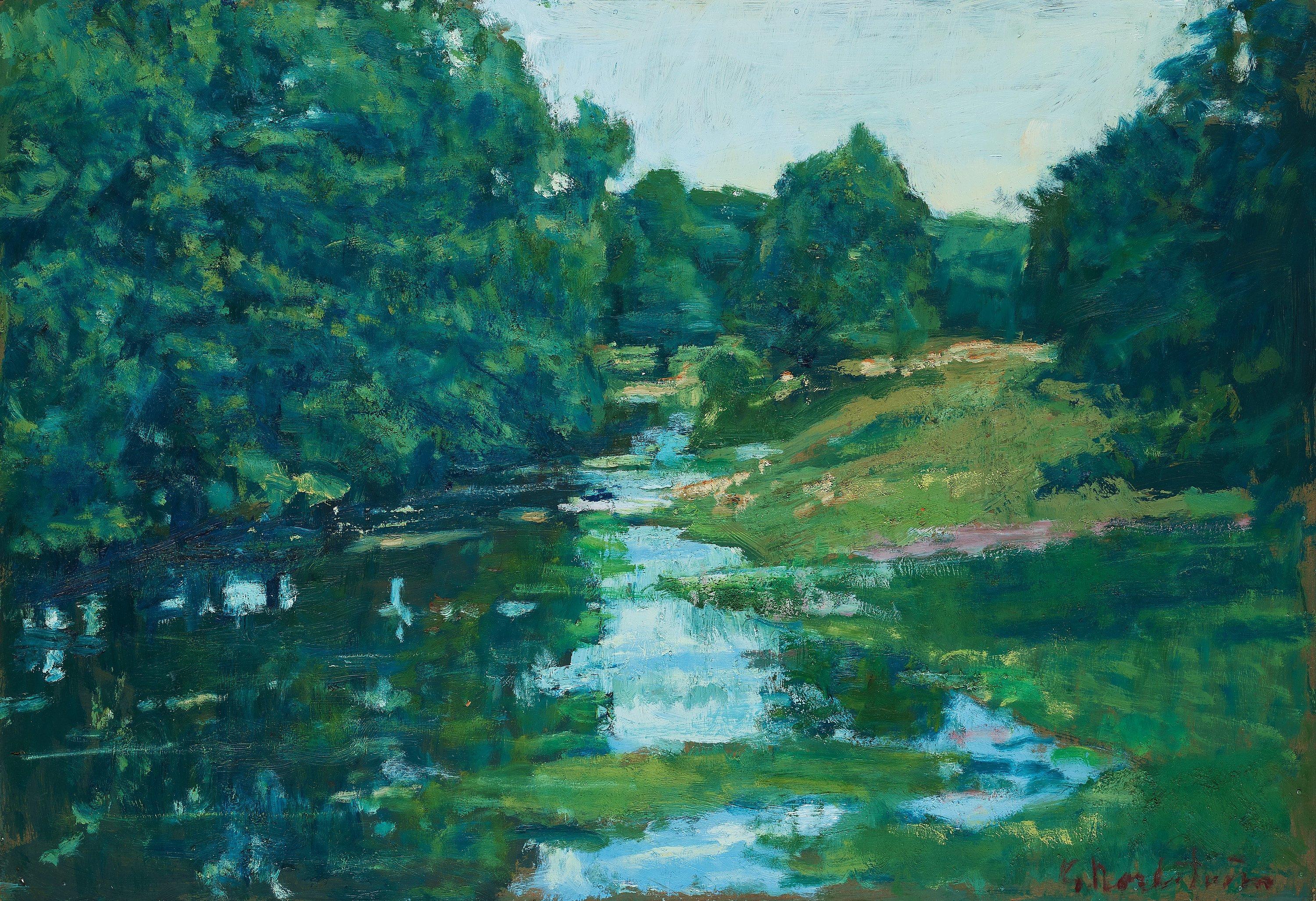 Gerhard Nordström - Landscape, Verkeån