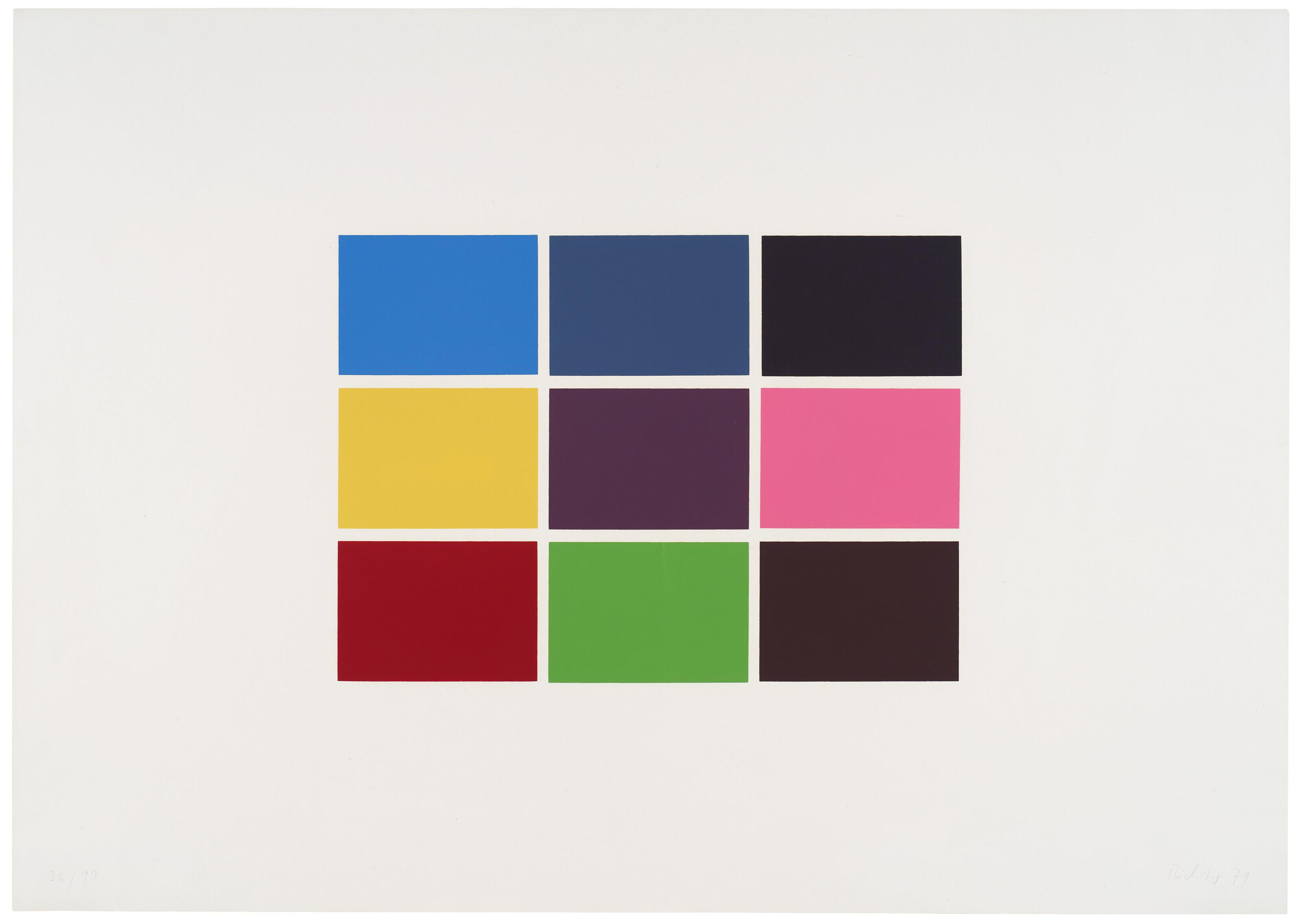 Gerhard Richter - 9 von 180 Farben