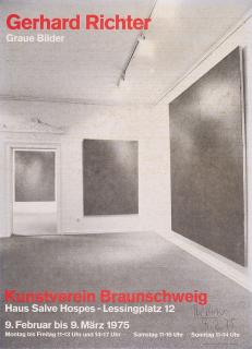 Gerhard Richter - Ausstellungsplakat \
