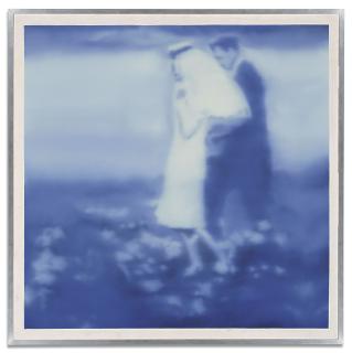 Gerhard Richter - Brautpaar (blau) (Bride and Groom (blue))
