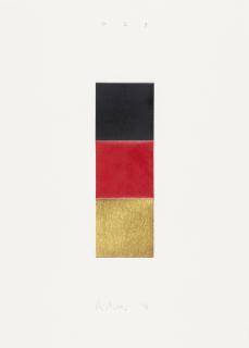 Gerhard Richter - Schwarz, Rot, Gold I