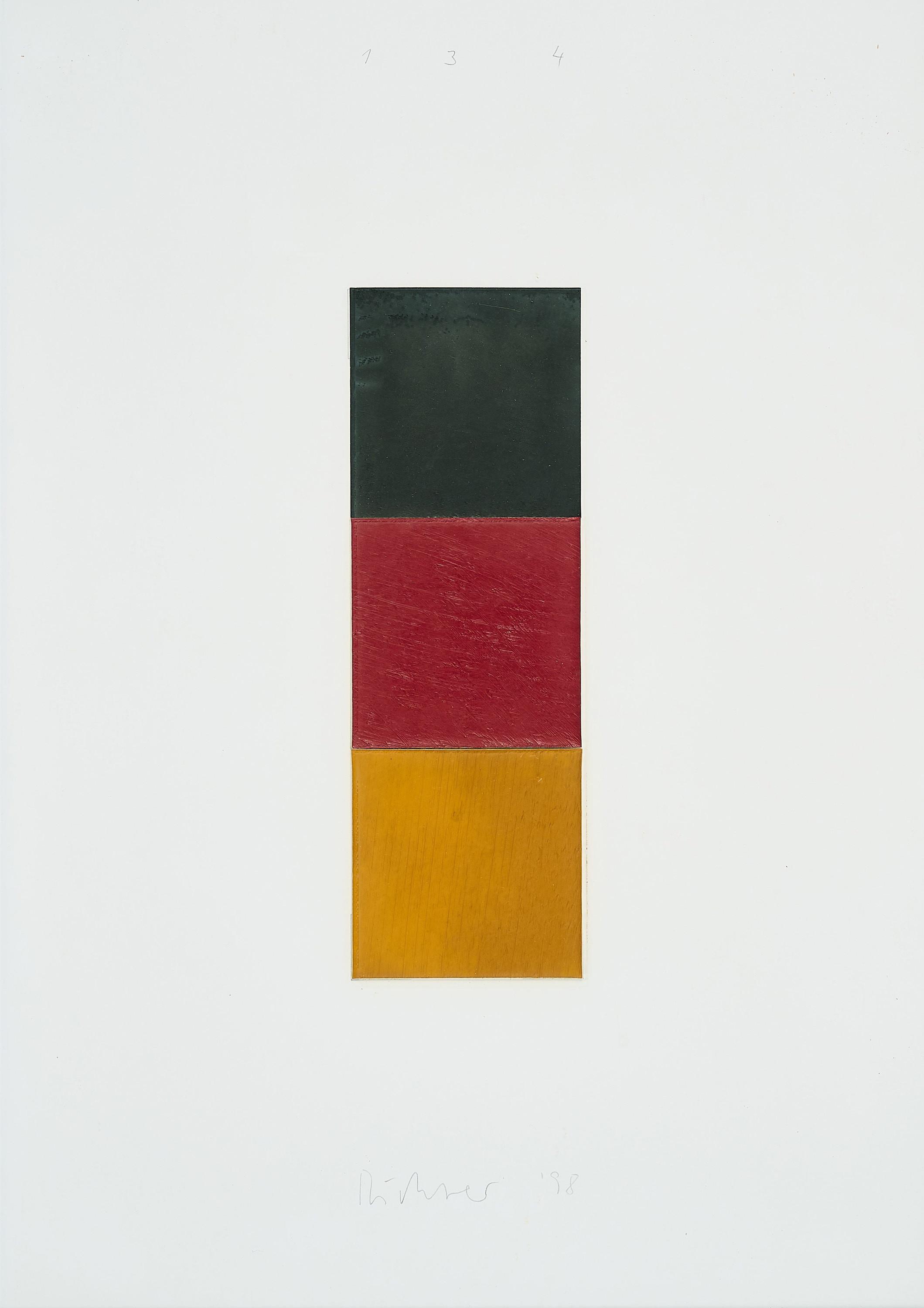 Gerhard Richter - Schwarz, Rot, Gold I.