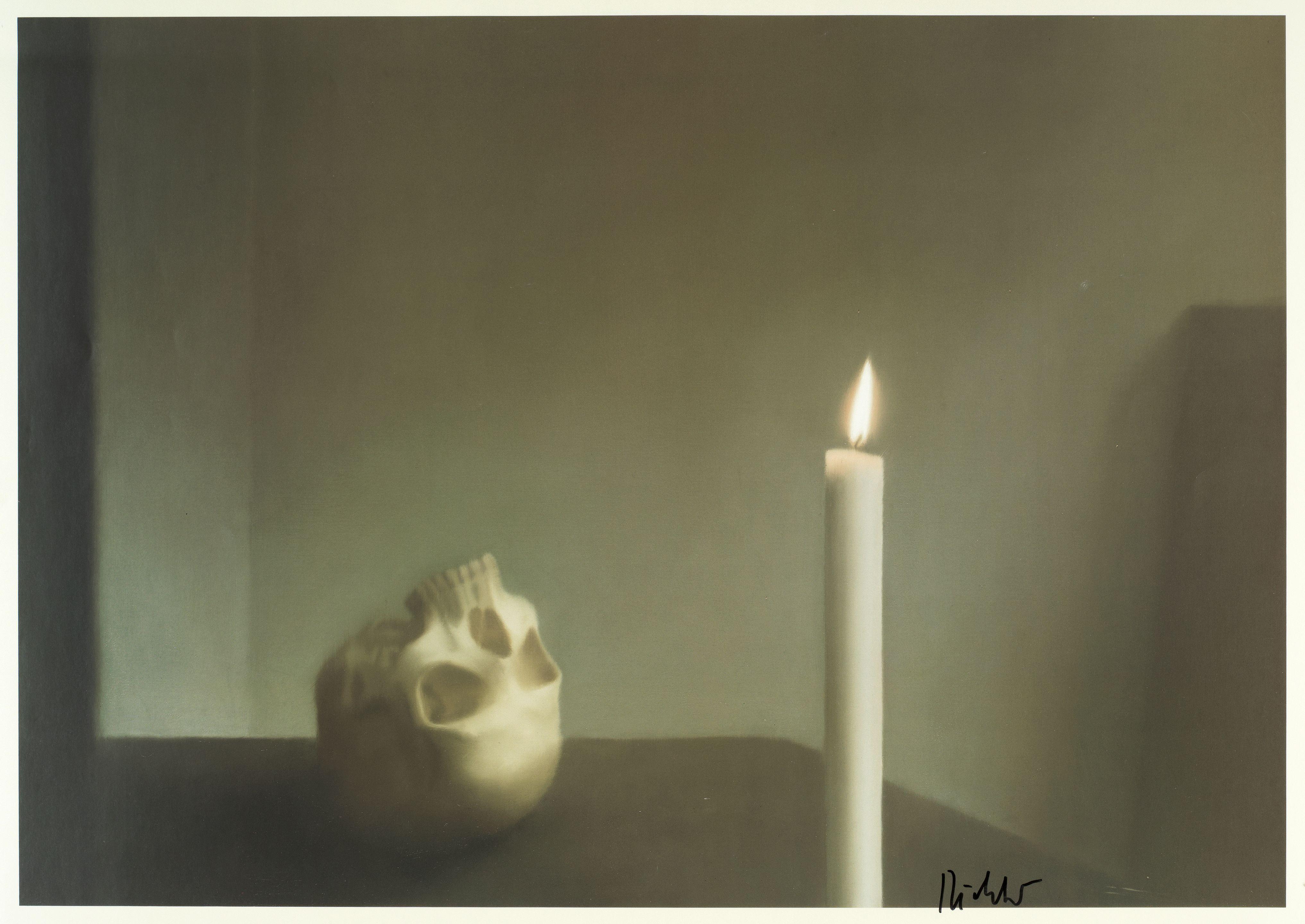 Gerhard Richter - Skull With Candle