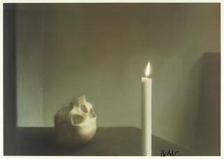 Gerhard Richter - Skull With Candle