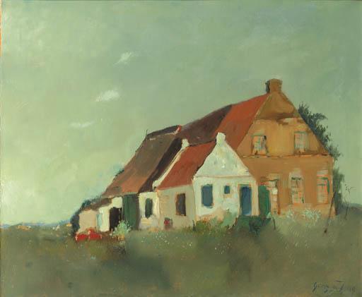 Germ De Jong - A farmhouse on Ameland