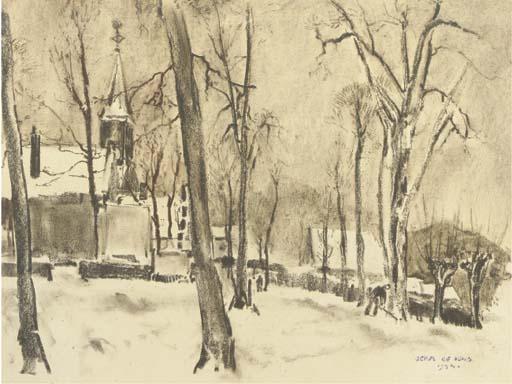 Germ de Jong - Church Yard, Schoorl