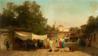 Germain-Fabius Brest - Blick auf Konstantinopel (Istanbul)