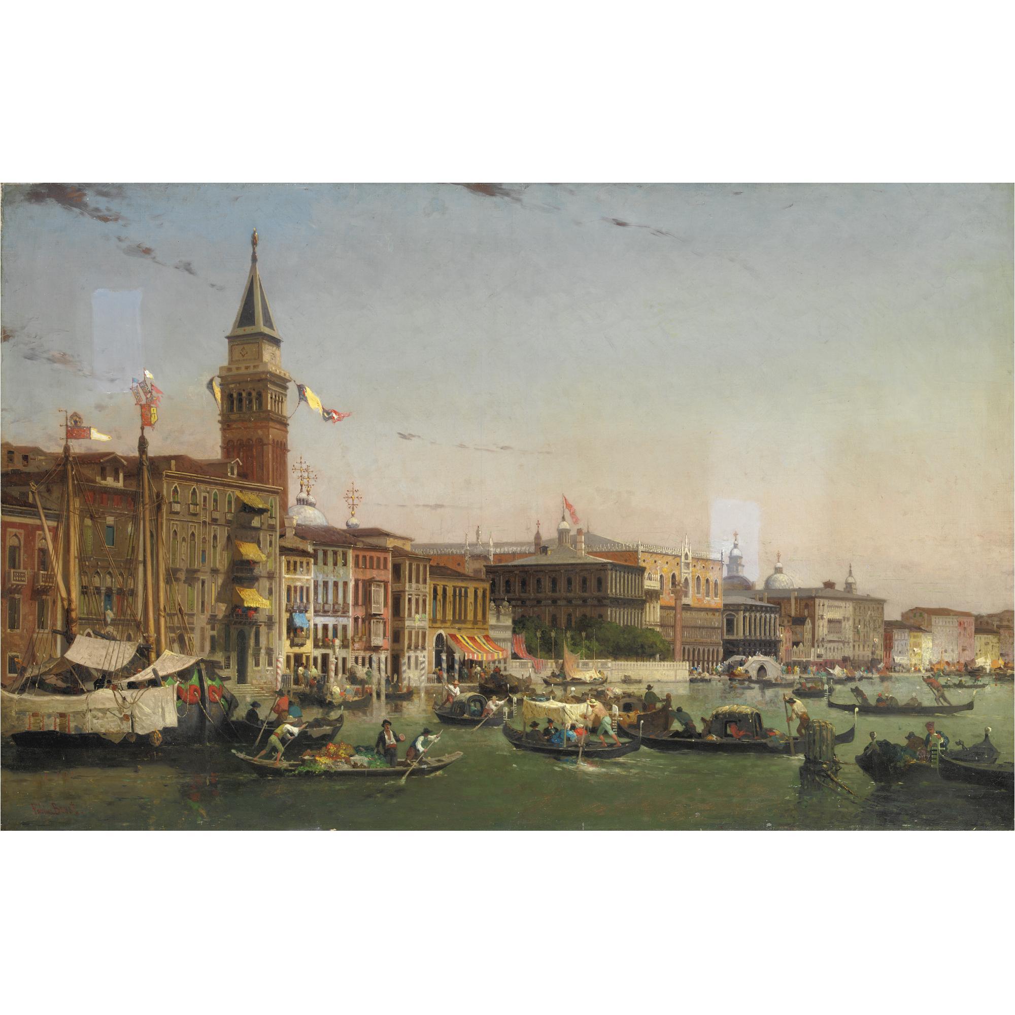 Germain Fabius Brest - Veduta Di Venezia