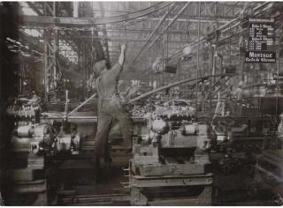 Germaine Krull - Gear-box Assembly Line, France, 1937