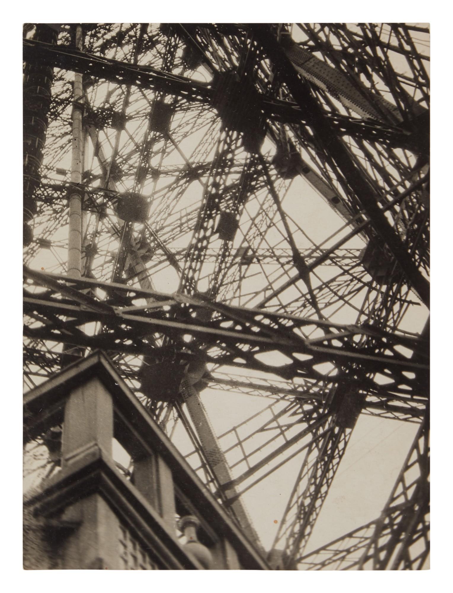 Germaine Krull - Selected Images (The Eiffel Tower, including a sketch by Robert Delaunay)