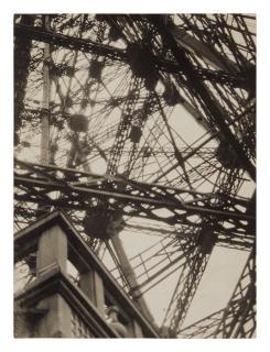 Germaine Krull - Selected Images (The Eiffel Tower, including a sketch by Robert Delaunay)