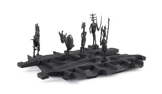 Germaine Richier - L\'Echiquier, Petit (Le Roi, La Reine, Le Cavalier, Le Fou, La Tour)