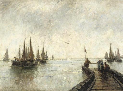 German Grobe - The departure of the fleet