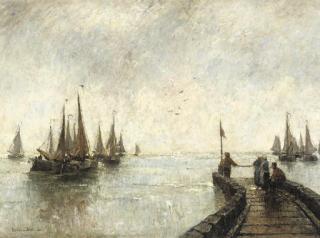 German Grobe - The departure of the fleet
