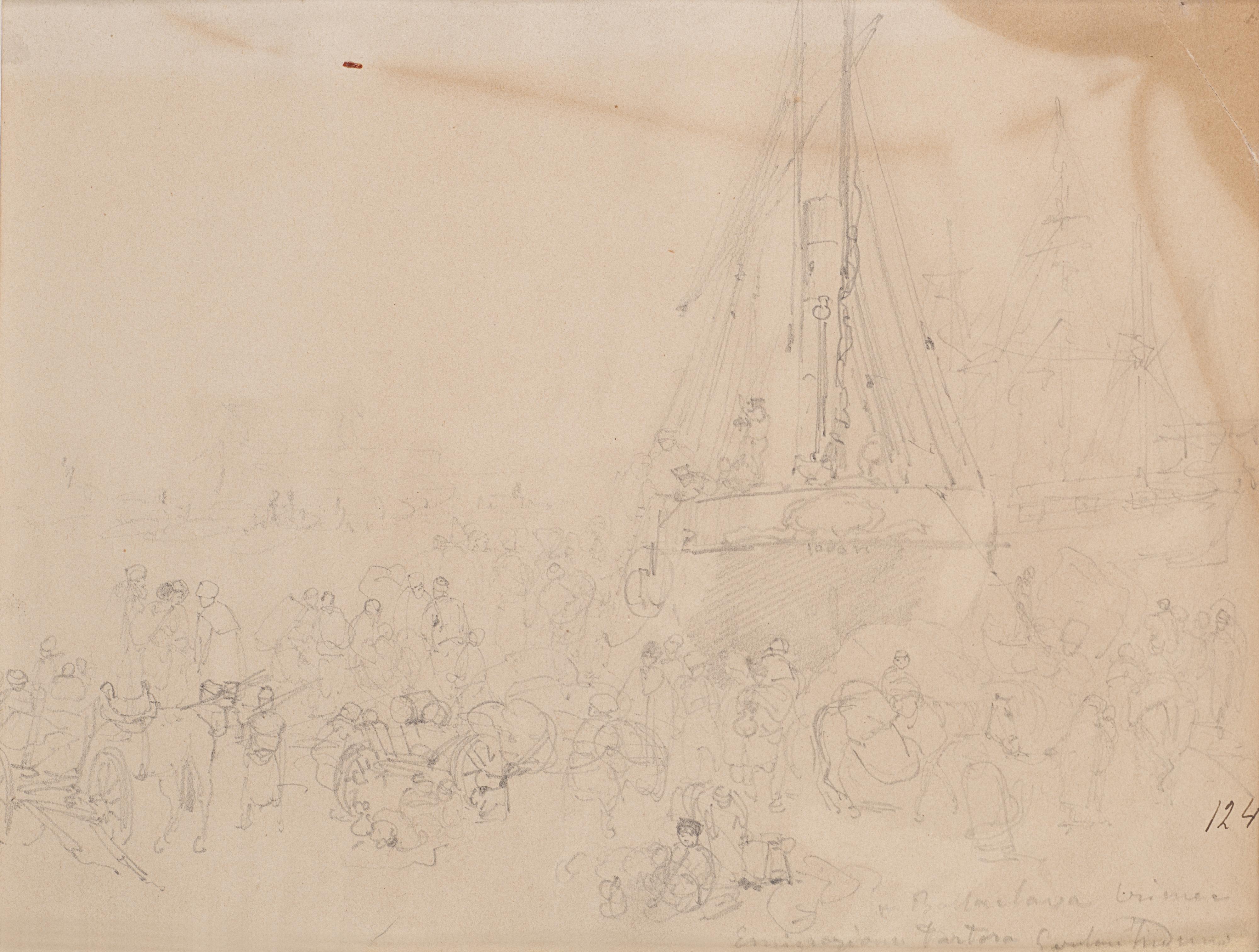 Gerolamo Induno - Balaclava - Crimea Emigrazione Tartara