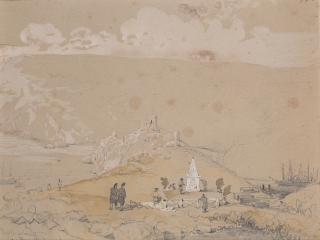 Gerolamo Induno - Balaclava - Tomba del Generale La Marmora