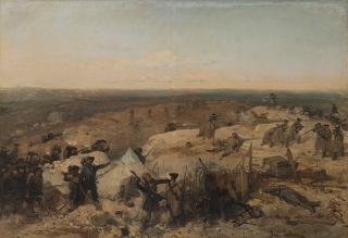 Gerolamo Induno - Bersaglieri in Crimea