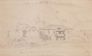 Gerolamo Induno - Casa dello Stato Maggiore Sardo - Crimea