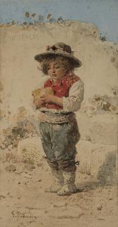 Gerolamo Induno - Il fanciullo