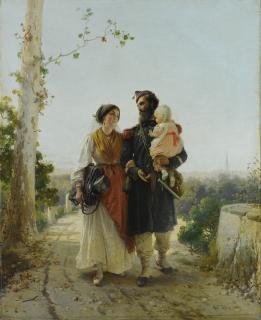 Gerolamo Induno - Il Ritorno Dal Campo