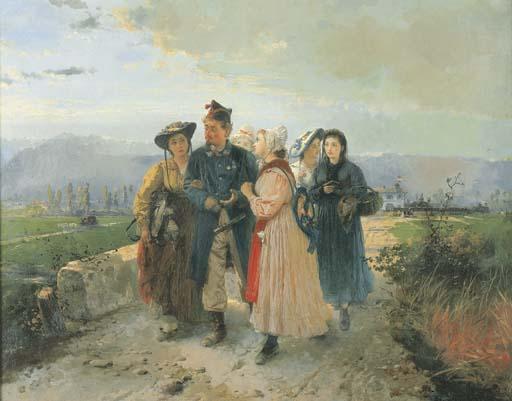 Gerolamo Induno - Il ritorno del soldato