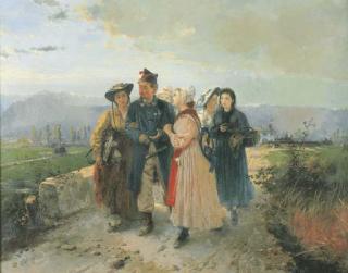 Gerolamo Induno - Il ritorno del soldato