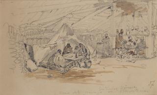 Gerolamo Induno - Ora del pranzo all\'Osservatorio