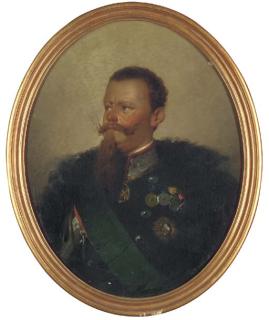 Gerolamo Induno - Portrait of Vittorio Emanuele II, King of Italy (1820-1878)