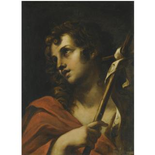 Gerolamo Troppa - Saint John The Baptist, Head And Shoulders