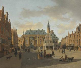 Gerrit Adriaensz. Berckheyde - The Grote Markt And Town Hall, Haarlem, Seen From The East