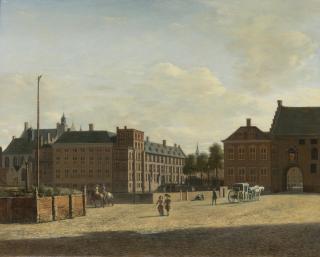 Gerrit Adriaensz. Berckheyde - The Plaats With The Binnenhof And The Gevangenpoort, The Hague