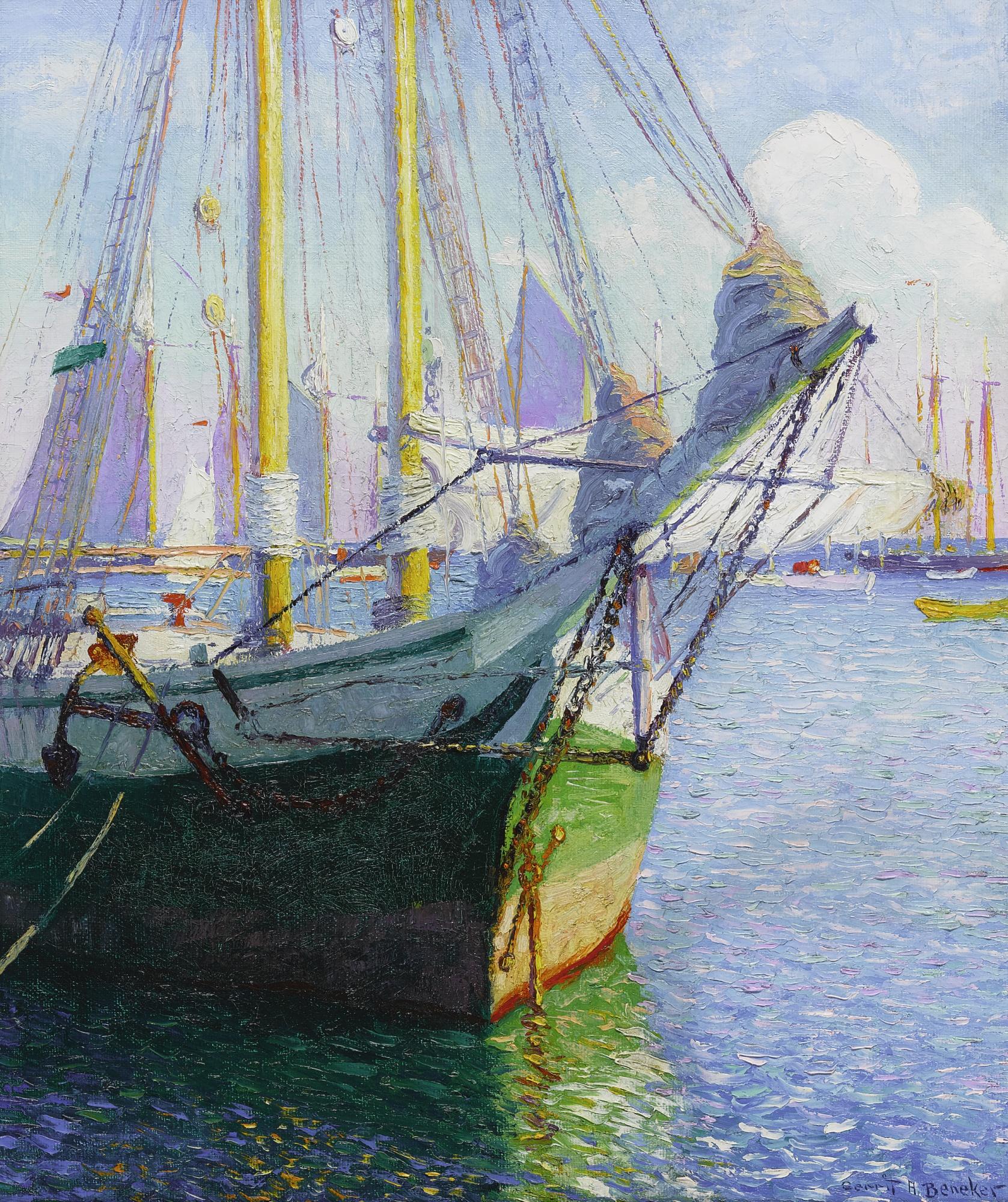 Gerrit Albertus Beneker - Riding The Tide, Provincetown