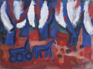 Gerrit Benner - A Horse-Drawn Cart