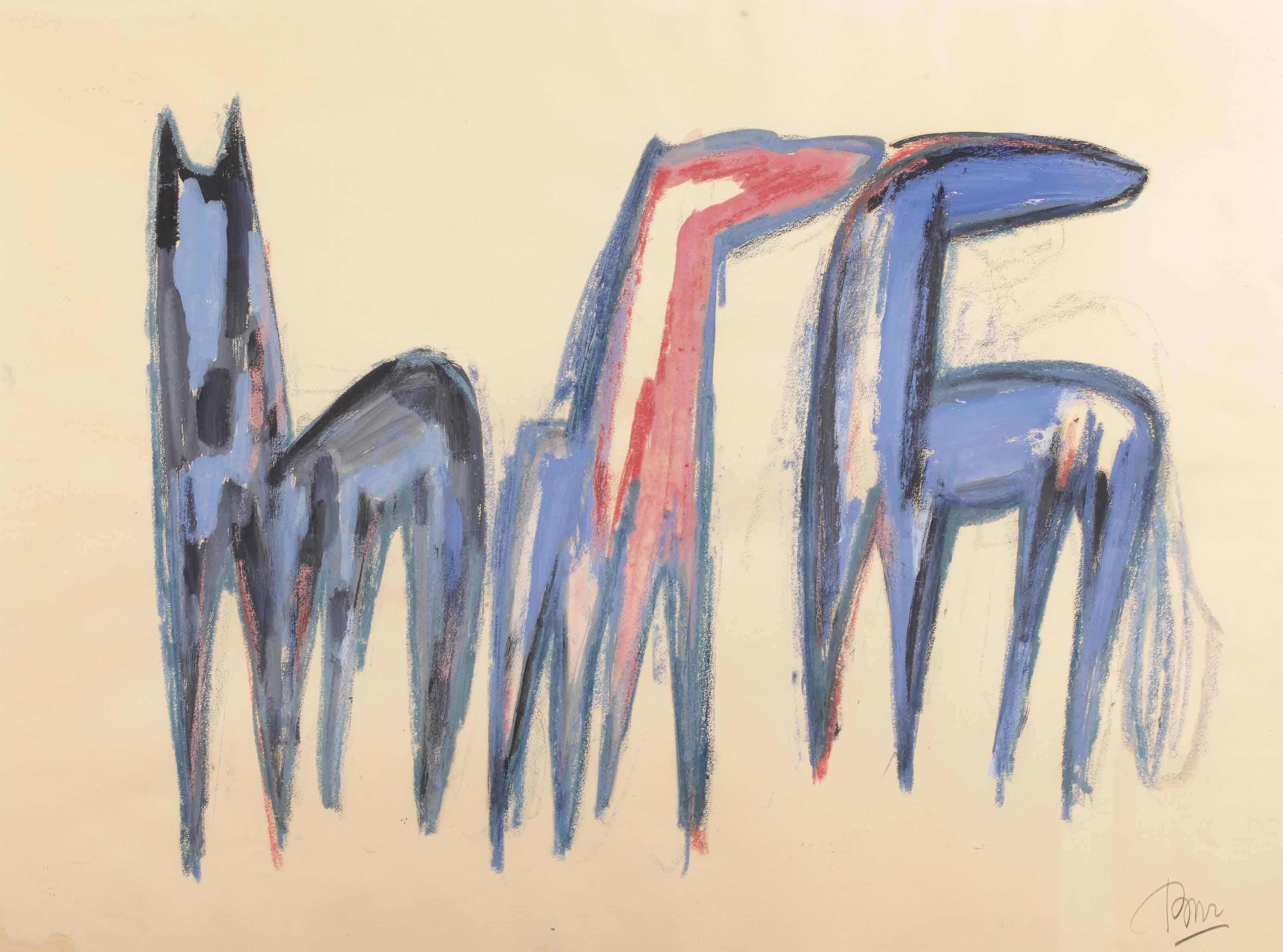 Gerrit Benner - Three Horses